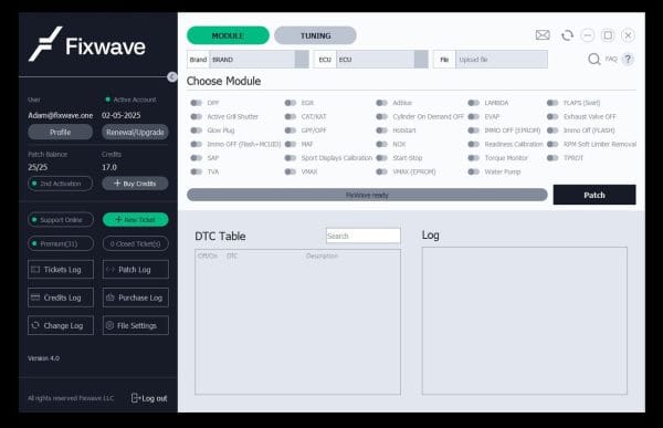 Fixwave Tuning Server