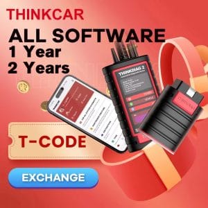 Thinkcar Thinkdiag 1 Thinkdiag 2 T-code All Software Renewal 1 Year Update 2 Year Update , ECU Coding All System 15 Reset Tcode