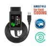 Outil de diagnostic pour Ford FORscan, USB OBD2, ELM327, V1.5 avec interrupteur, puce CH340, PIC18F25K80, Forscan FoCCCus, HS, Lilmatchs, MS, LilCar