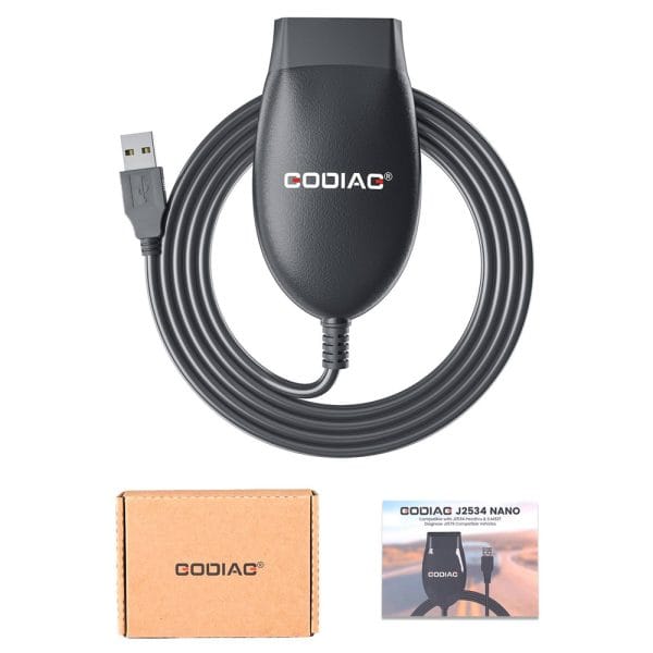 GODIAG GD101 J2534 Compatible avec J2534 Passthru & ELM327 Diagnostiquer J1979 Véhicules compatibles Mode de commutation automatique